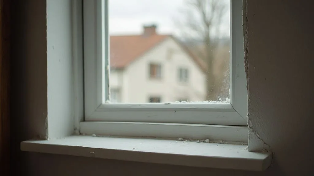Schimmel an der Fensterlaibung